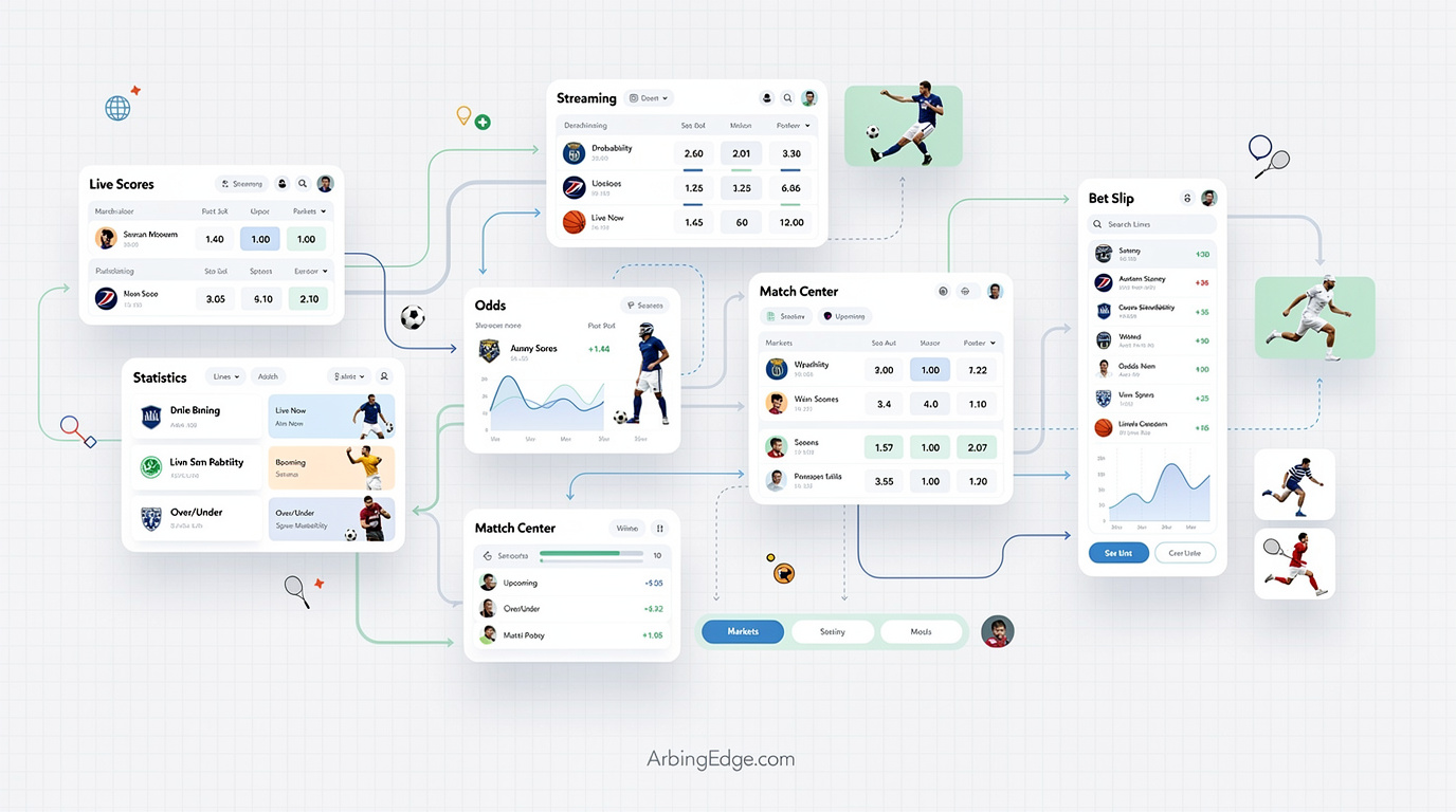 Arbitrage betting tools and arb finder dashboard