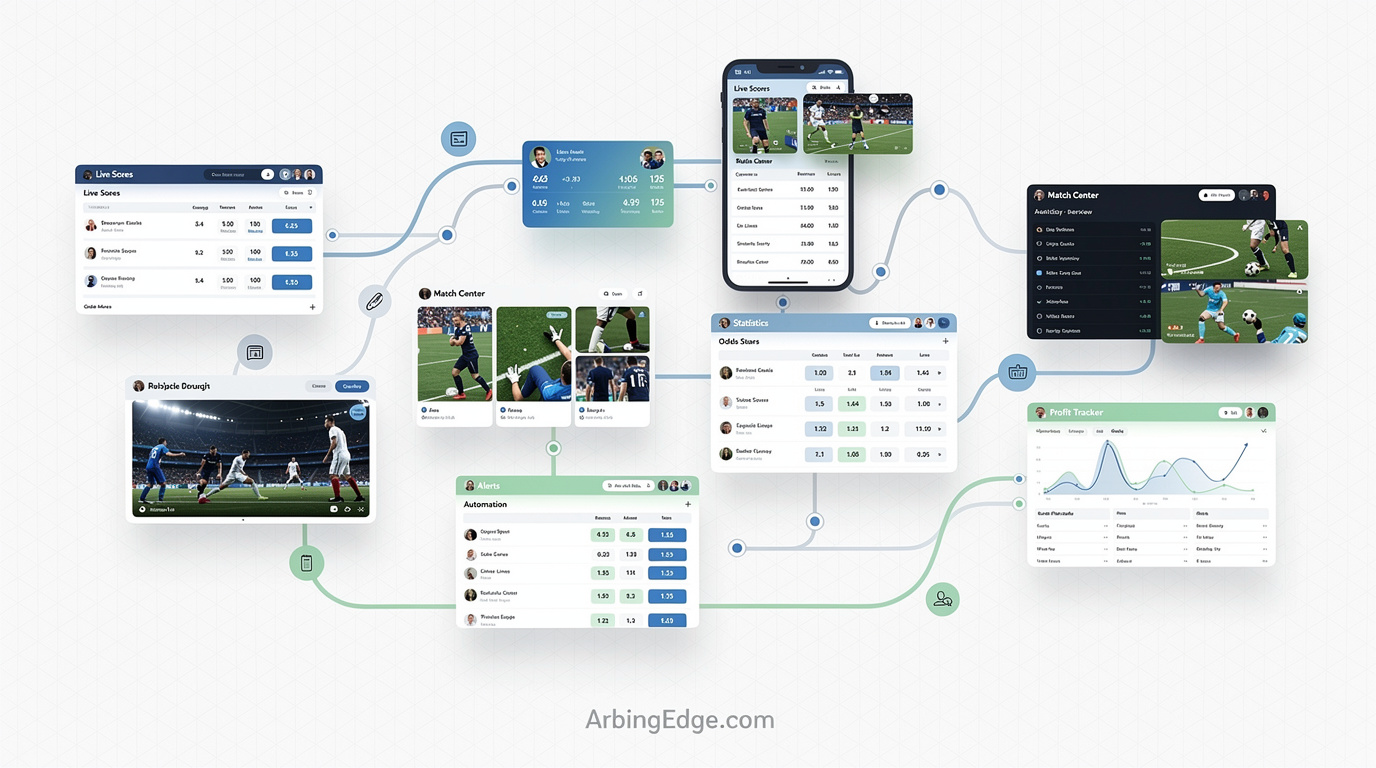 Live sports arbitrage — in-play betting arbitrage odds