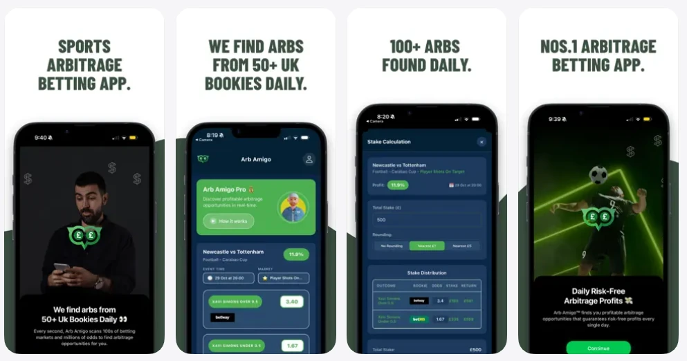 Arbamigo app interface screenshot
