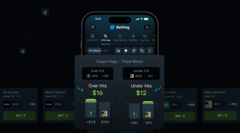 OddsJam — arbitrage betting tool