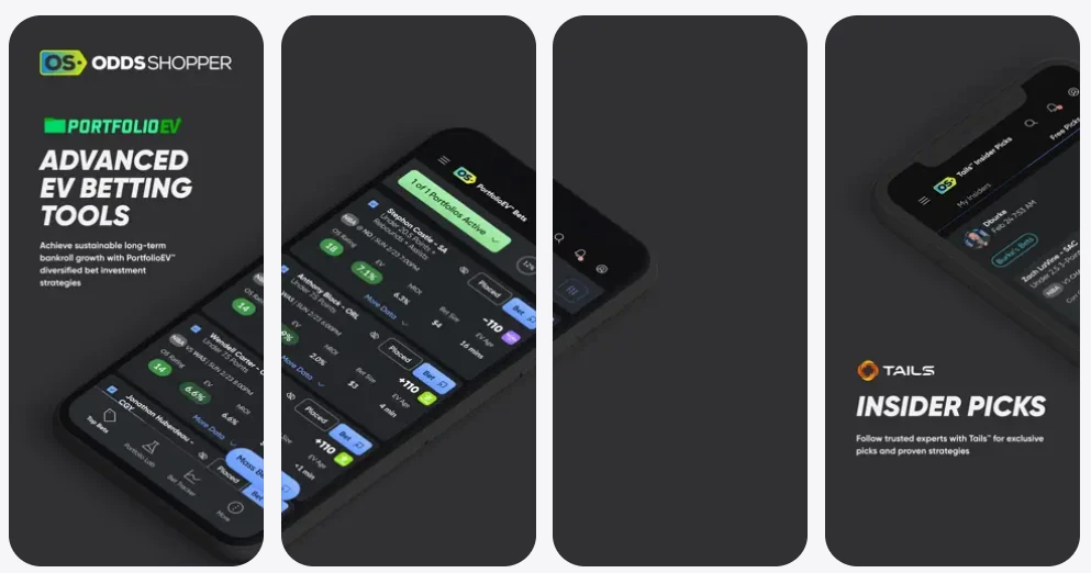 OddsShopper app interface screenshot
